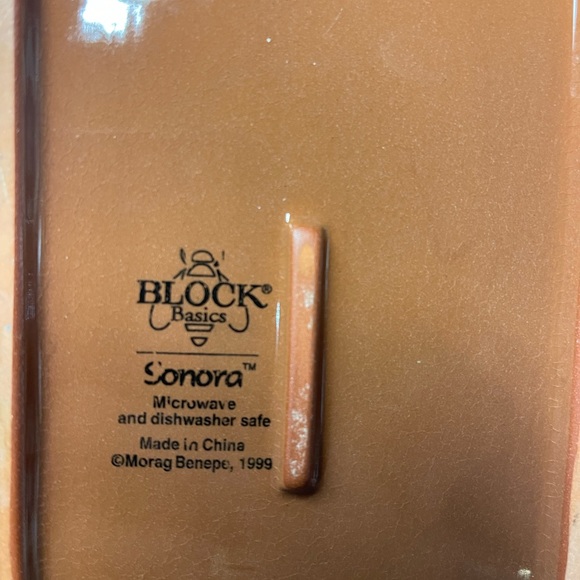 4 piece condiments stoneware serving set Sonoma terra cotta - Picture 4 of 4